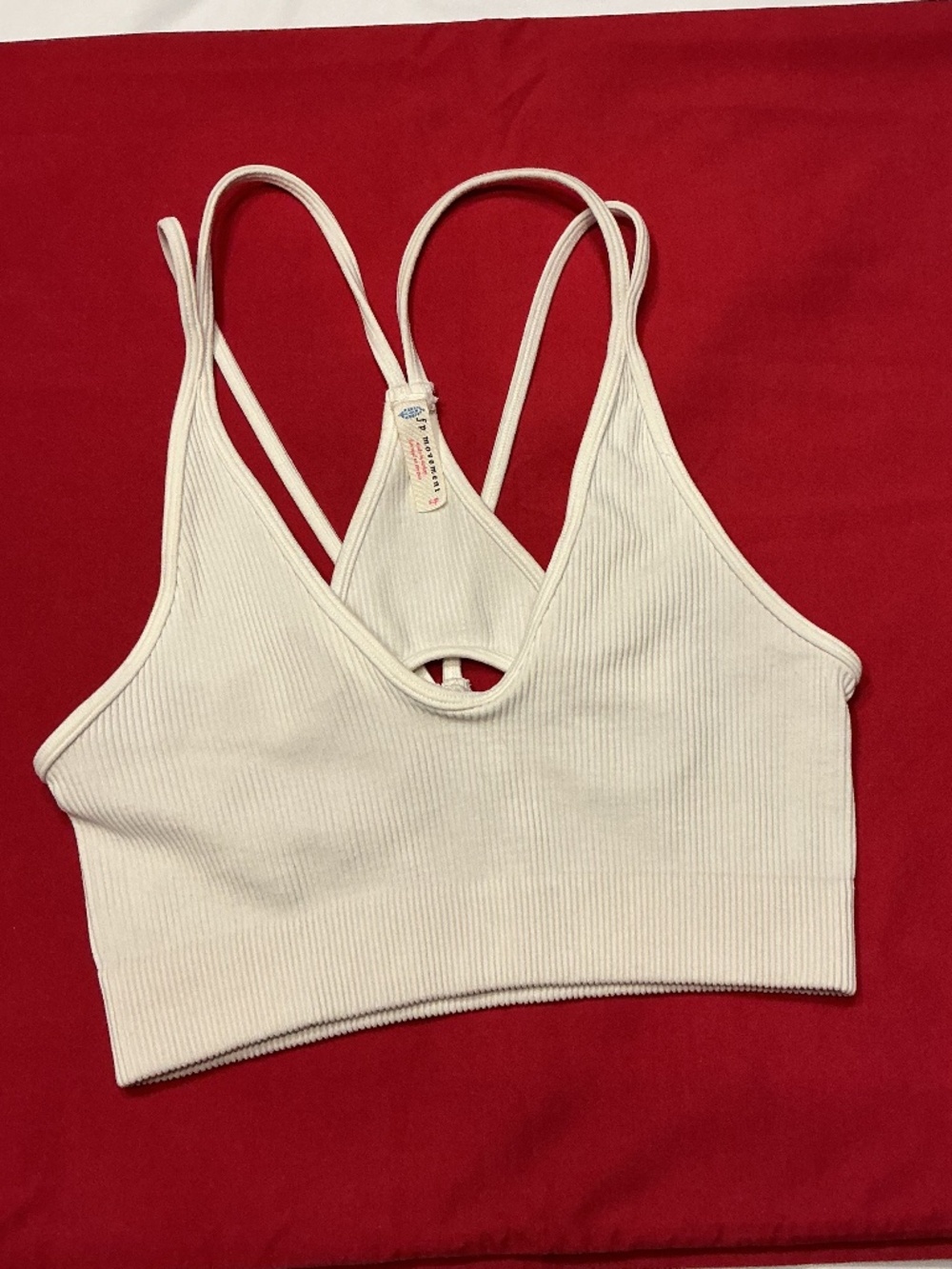 FREE PEOPLE RIBBED BRALETTE (size: small)